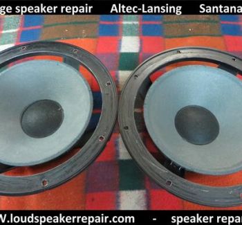 Altec Lansing vintage speaker reparatie en restauratie. Herstel van klassieke Altec Lansing luidsprekers, woofers en hoogdrivers voor een betrouwbare werking en behoud van de originele klank. Specialist in high-end audio reparatie.